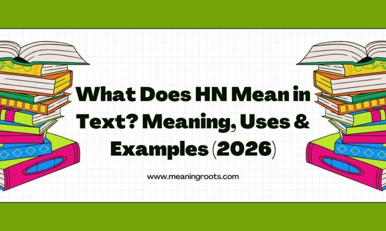 What Does HN Mean in Text Meaning, Uses & Examples (2026)