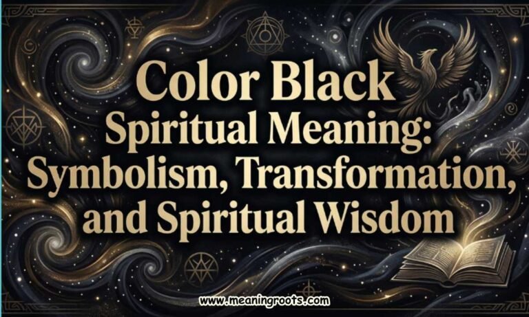 Color Black Spiritual Meaning - Symbolism, Transformation, and Spiritual Wisdom