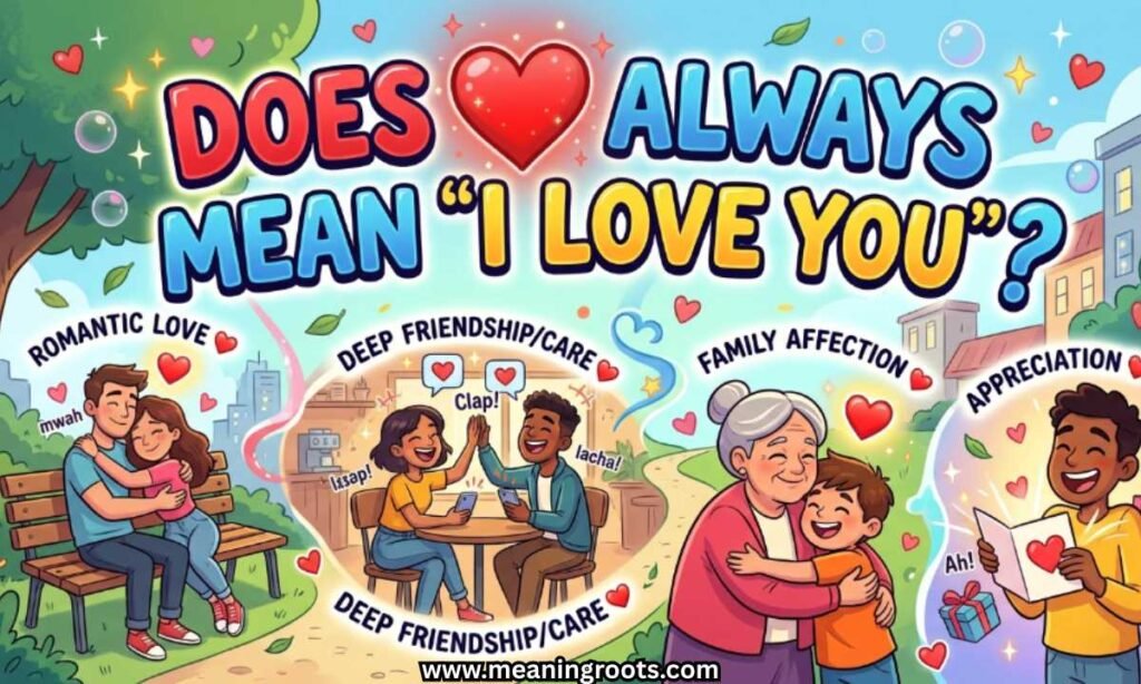 Does ❤️ Always Mean I Love You