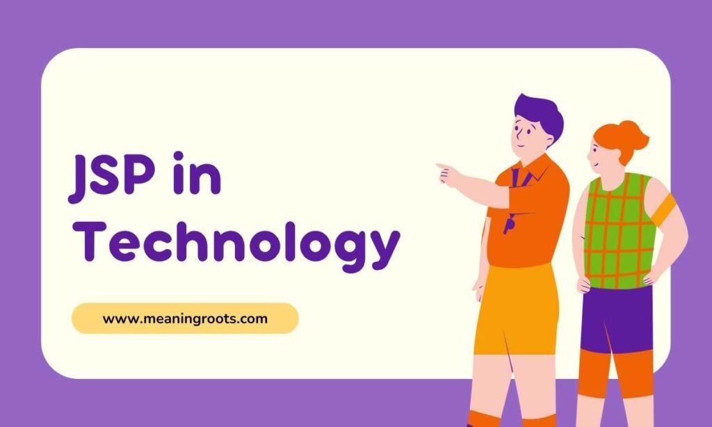 JSP in Technology