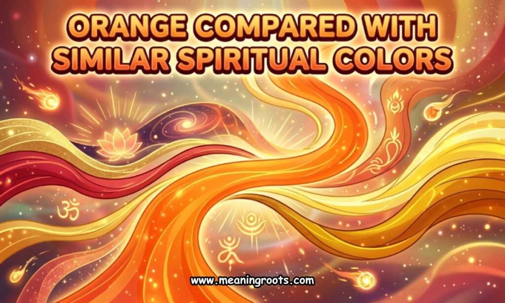 Orange Compared With Similar Spiritual Colors