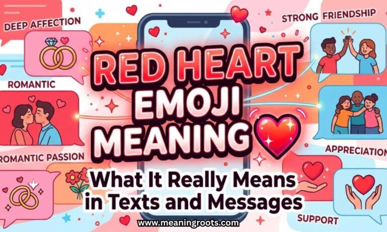 Red Heart Emoji Meaning ❤️ What It Really Means in Texts and Messages