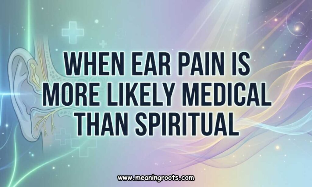 When Ear Pain Is More Likely Medical Than Spiritual