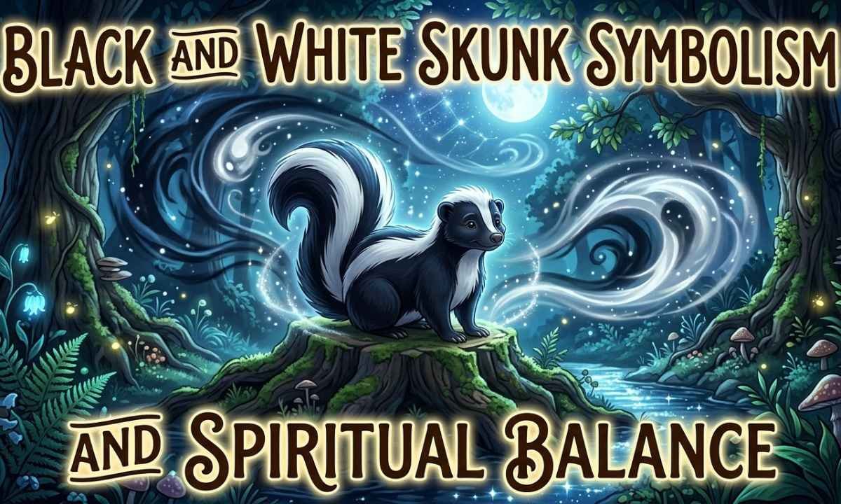 Black and White Skunk Symbolism and Spiritual Balance