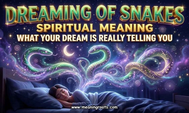 Dreaming of Snakes Spiritual Meaning - What Your Dream Is Really Telling You