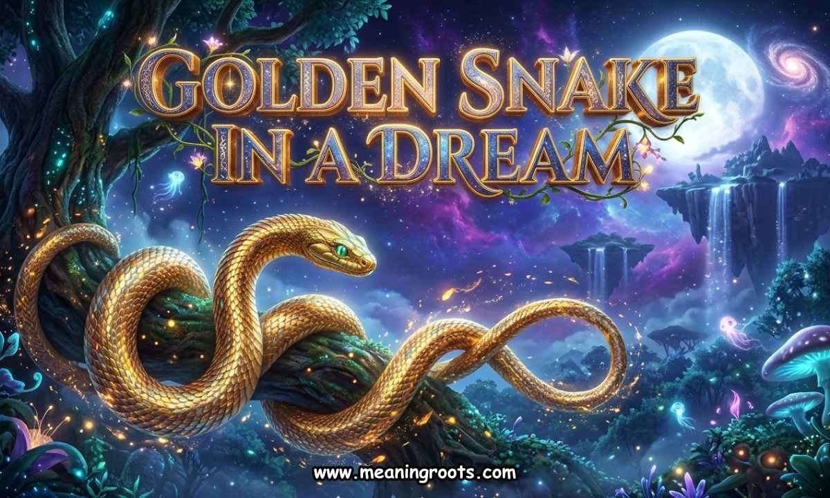 Golden Snake in a Dream