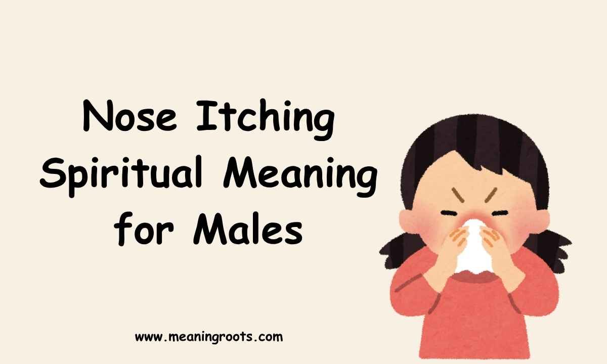 Nose Itching Spiritual Meaning for Males