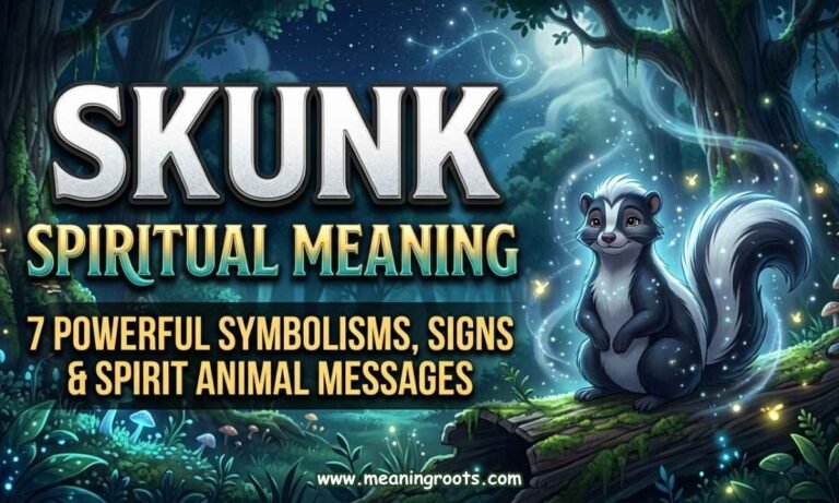 Skunk Spiritual Meaning - 7 Powerful Symbolisms, Signs & Spirit Animal Messages