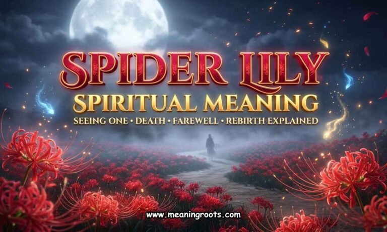 Spider Lily Spiritual Meaning - Seeing One, Death, Farewell and Rebirth Explained