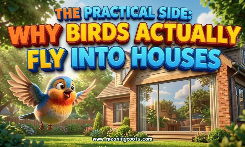The Practical Side - Why Birds Actually Fly Into Houses