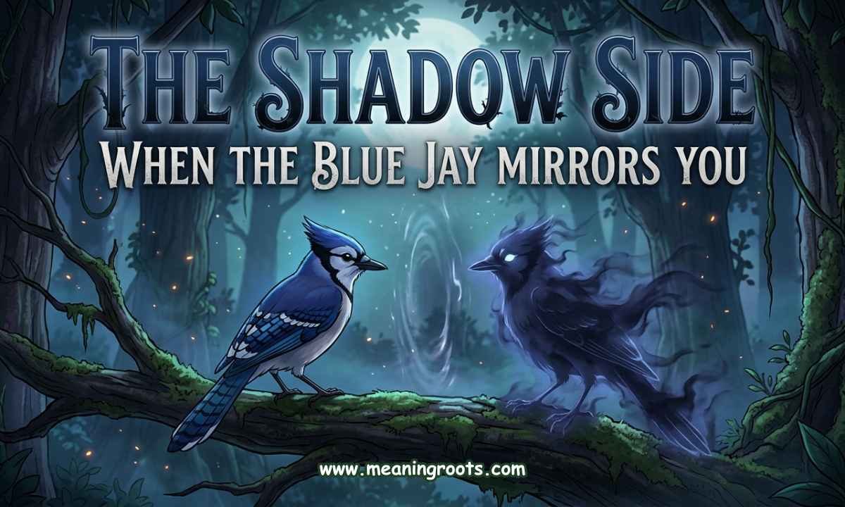 The Shadow Side - When the Blue Jay Mirrors You