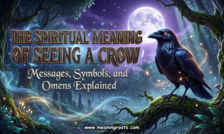 The Spiritual Meaning of Seeing a Crow - Messages, Symbols, and Omens Explained